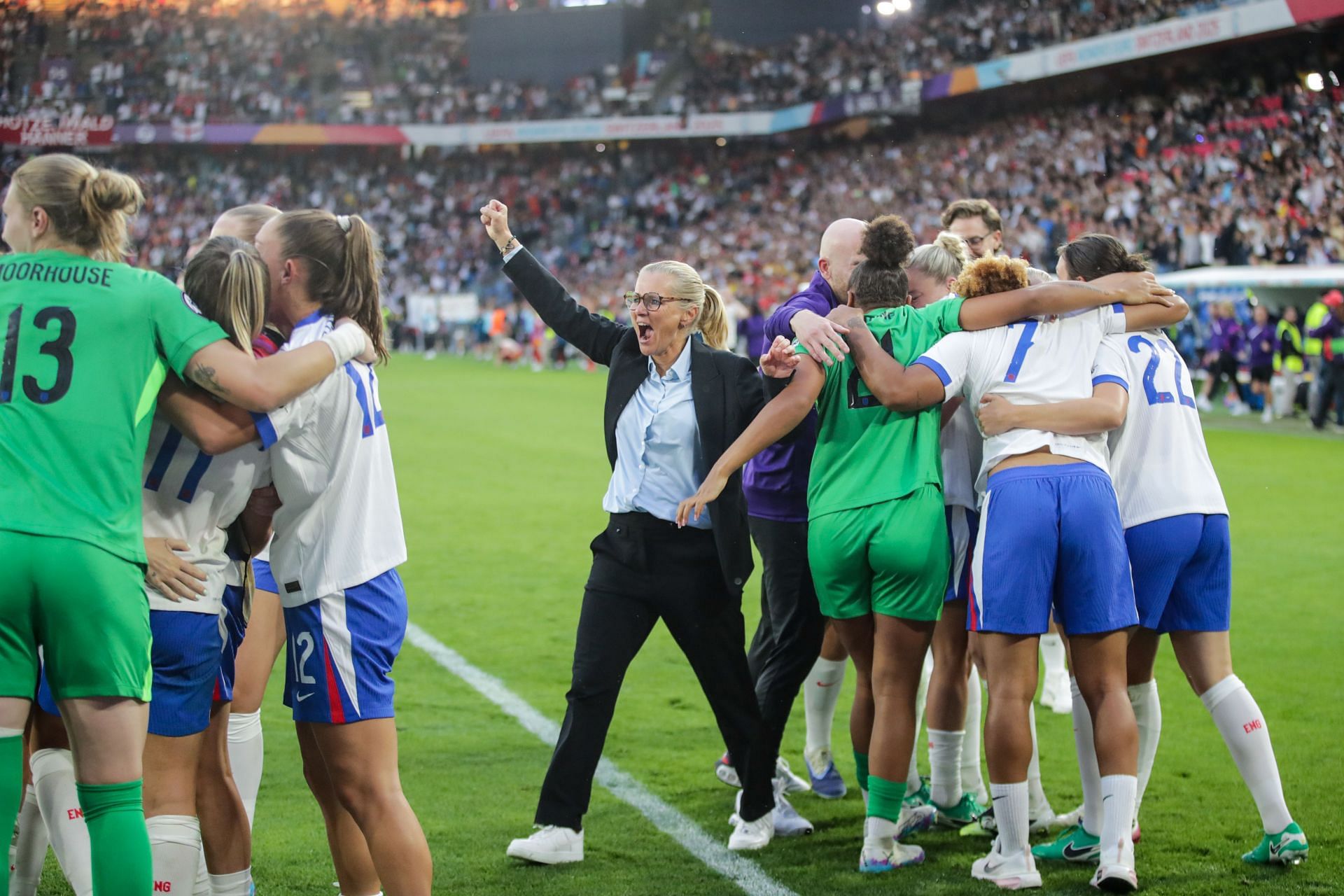 England women's national team coach Sarina Weigman